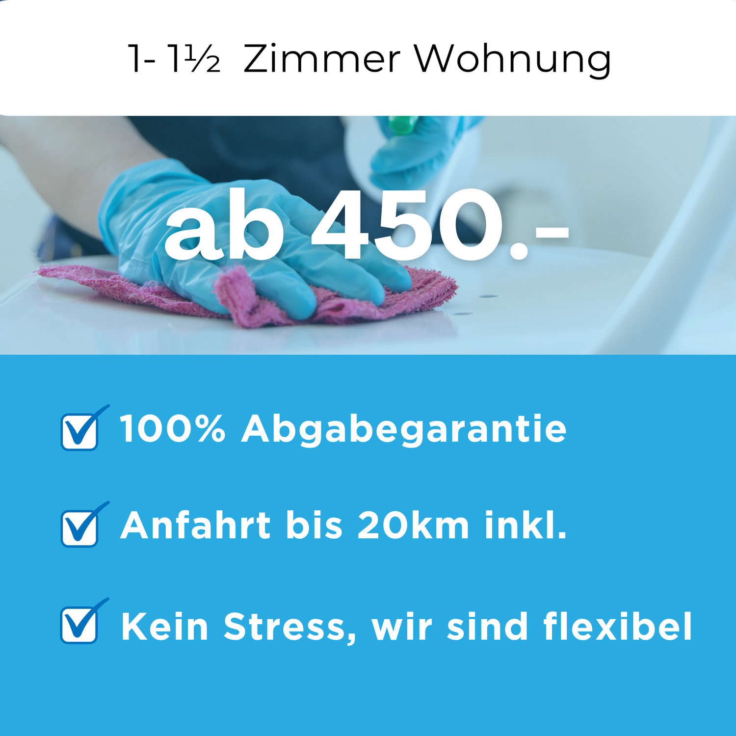 1- 1½  Zimmer Wohnung