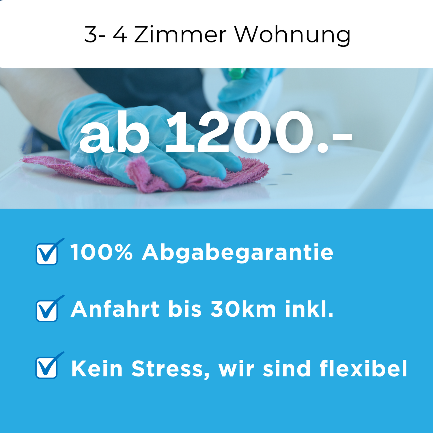 3- 4 Zimmer Wohnung
